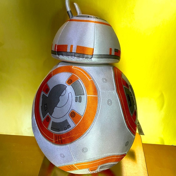 DISNEY STAR WARS BB-8 ROBOT DROID FORCE AWAKENS JUMBO SIZE COLLECTIBLE PLUSH 15” - Picture 7 of 11